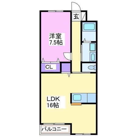 アプリコットの物件間取画像